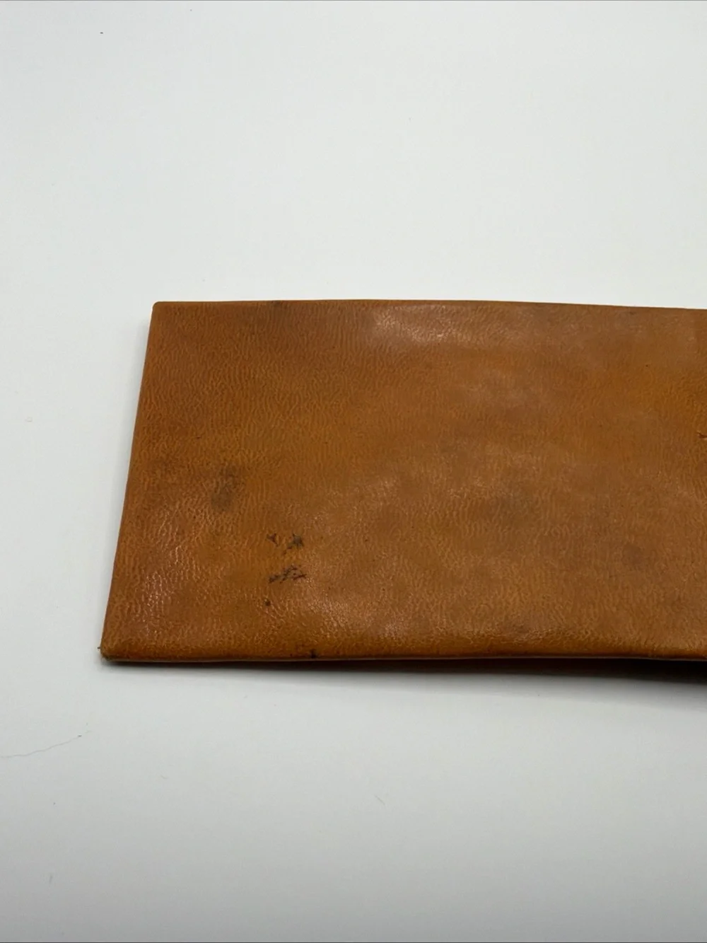 1970s Mexican Leather Bi-Fold Wallet with Card Slots